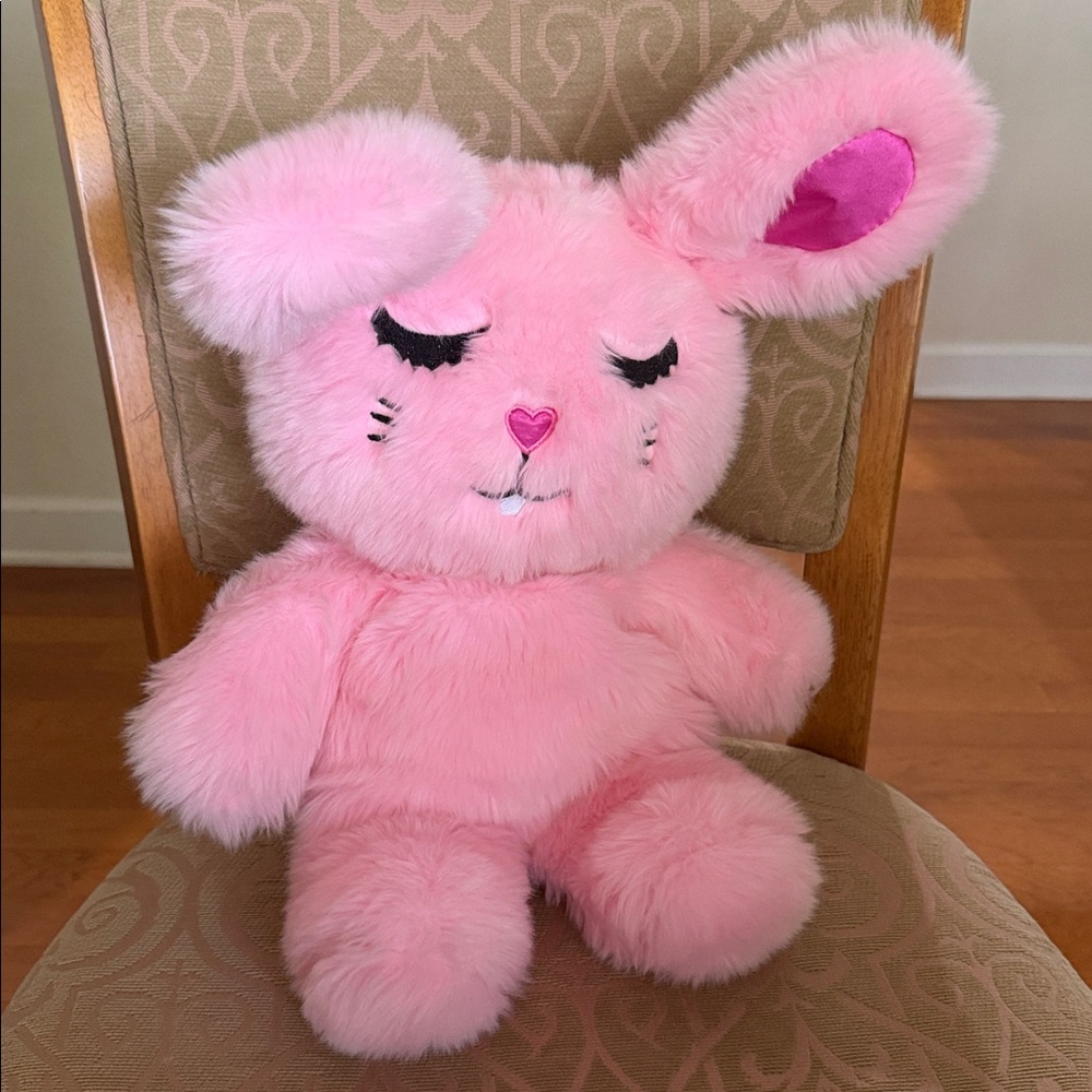 Like New Betsey Johnson Pink Bunny Backpack Plush - Picture 9 of 9